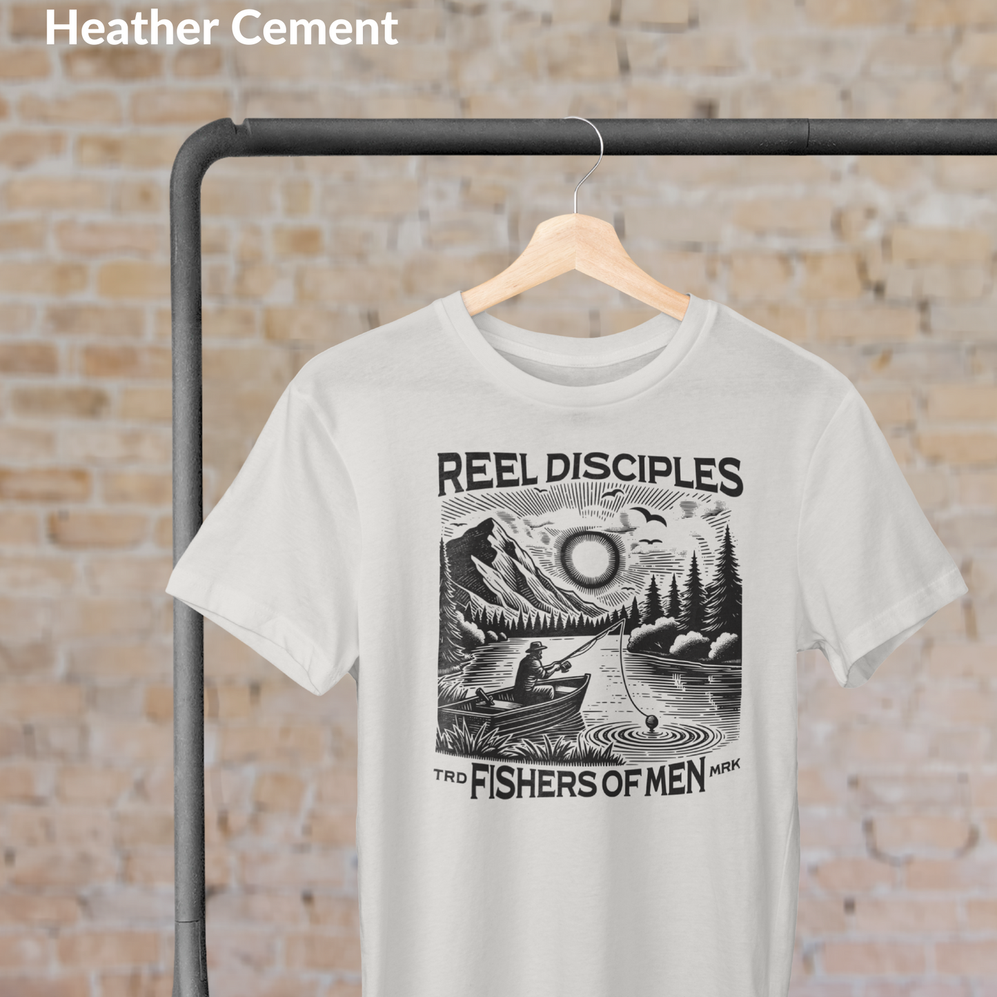 Reel Disciples Fishing Tee, Outdoorsy Gift, Fisherman Apparel, Fishers of Men Christian Tee for Outdoorsmen, Faith Based Fishing Shirt for Men