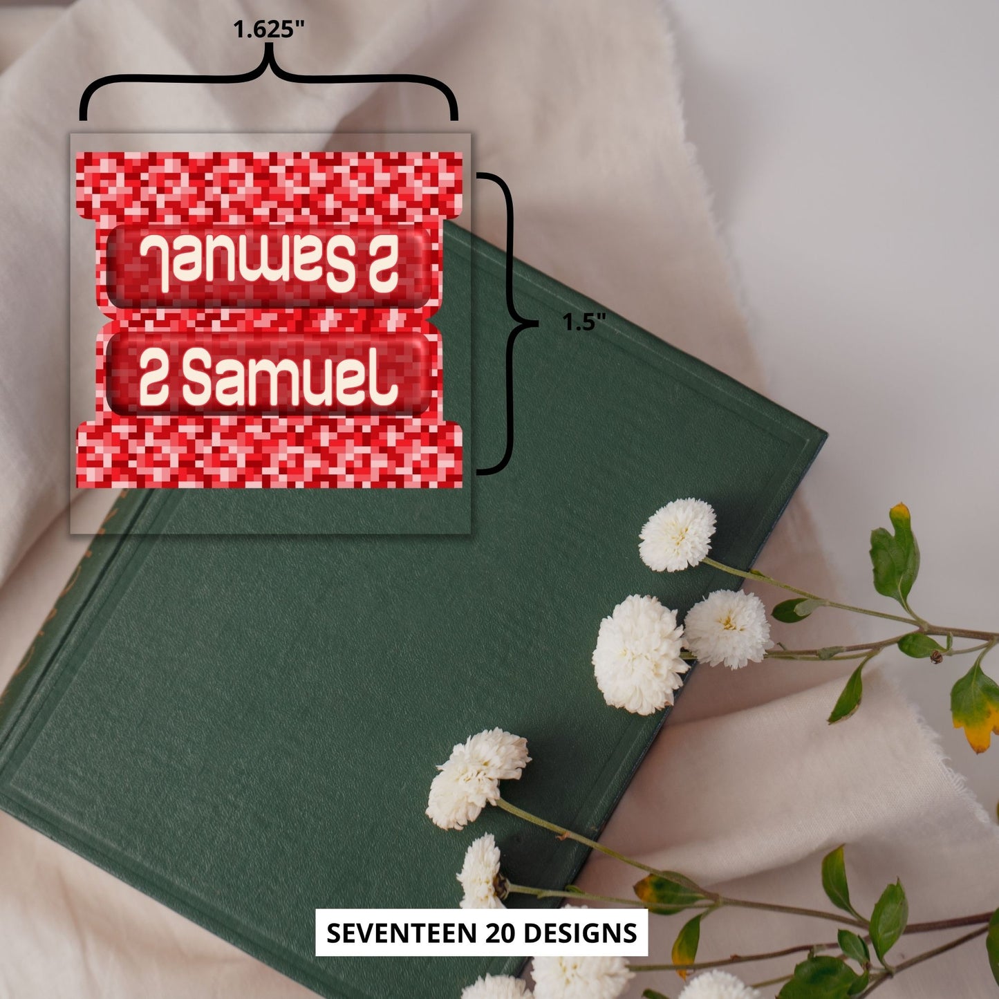 Retro Video Game Bible Tabs, Gamer-Themed Christian Tabs for Kids, Teens & Adults, Pixel Bible Study Accessories, Scripture Tab Set