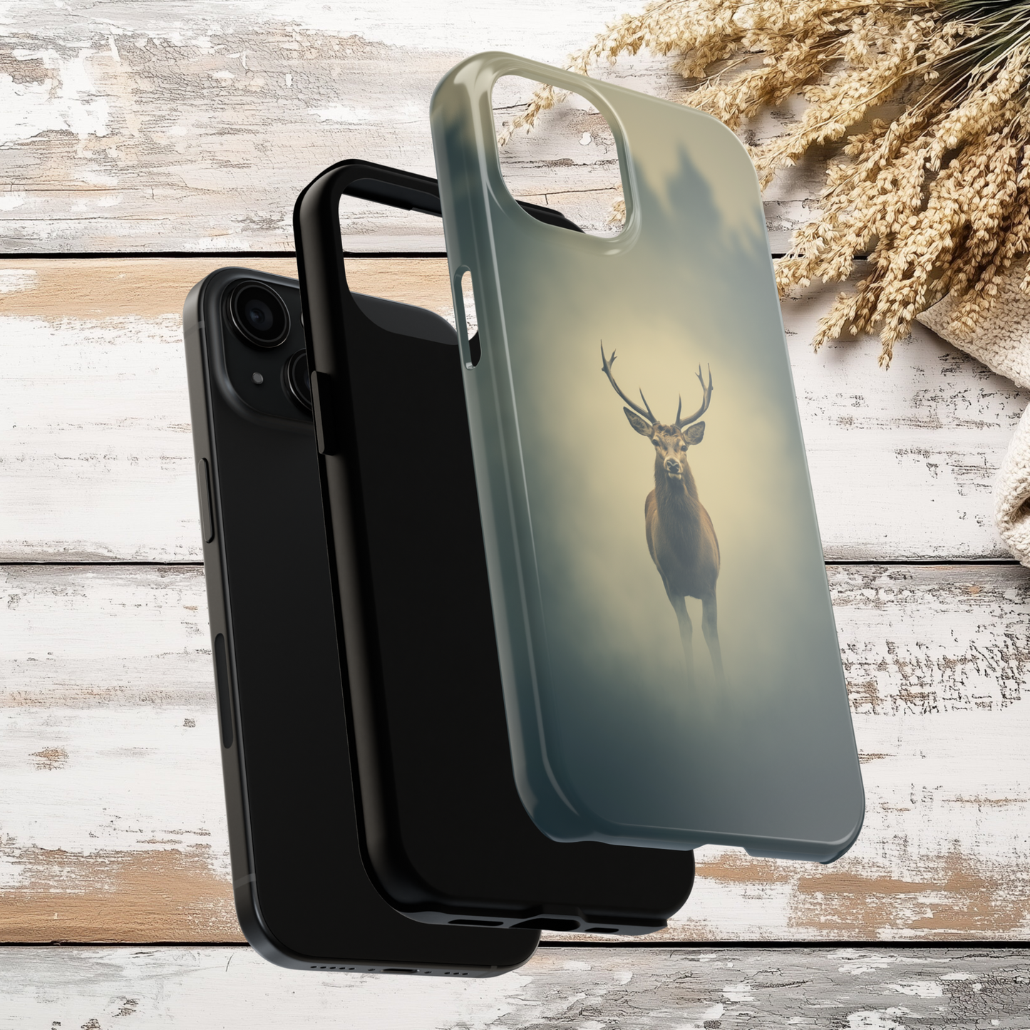 Deer Forest Phone Case, iPhone case, Samsung case, Nature Wildlife Cover, Tough Protective Case