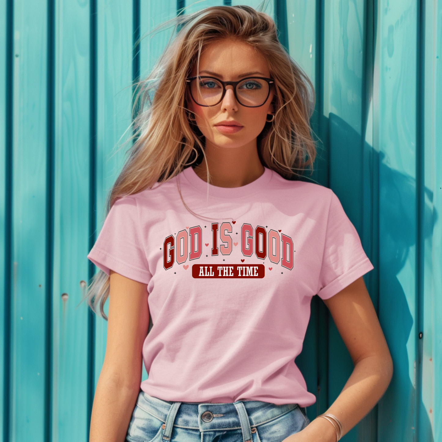 God Is Good All The Time T-Shirt, Christian Faith Shirt, Inspirational Quote Tee