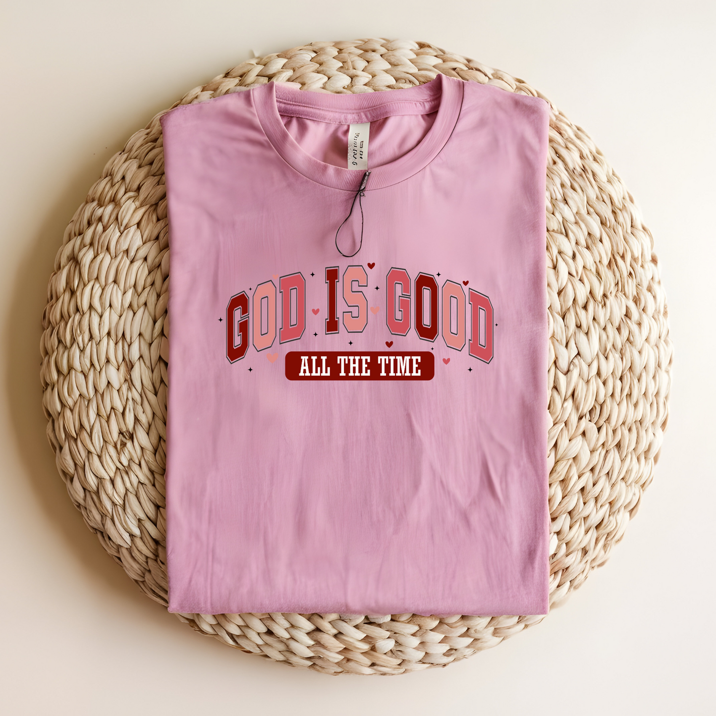 God Is Good All The Time T-Shirt, Christian Faith Shirt, Inspirational Quote Tee