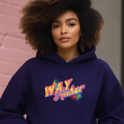 Way Maker Hoodie, Christian Graphic Hooded Sweatshirt, Colorful Faith-Based Pullover, Bible Verse Hoodie, Jesus Inspired Gift