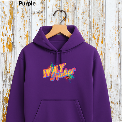 Way Maker Hoodie, Christian Graphic Hooded Sweatshirt, Colorful Faith-Based Pullover, Bible Verse Hoodie, Jesus Inspired Gift