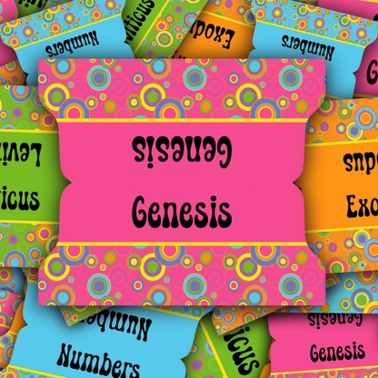 Colorful Retro Bible Tabs, 70s Groovy Scripture Tabs for Women, Christian Planner Accessories, Vintage Floral Faith Gift