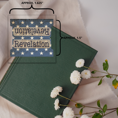Patriotic Bible Tabs, Rustic Americana Scripture Tab Set, Bible Study Accessories, USA Faith Gift for Christians