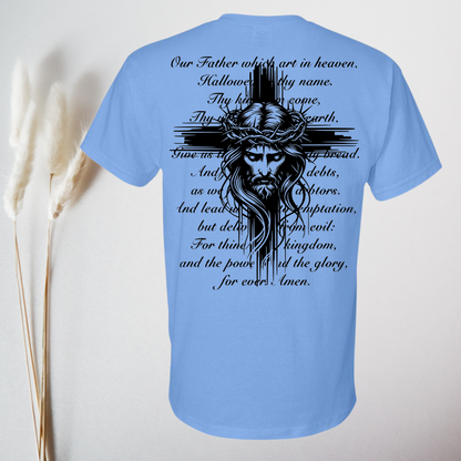 The Lord’s Prayer T-Shirt, Christian Jesus Graphic Tee, Bible Verse Shirt, Religious Faith Shirt, Christian Gift, Scripture Shirt