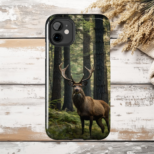 Majestic Deer Forest Phone Case, Nature Inspired Tough Case, iPhone Case, Samsung Case, Wildlife Protection Cover