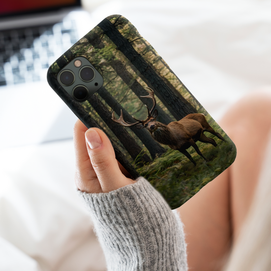 Majestic Deer Forest Phone Case, Nature Inspired Tough Case, iPhone Case, Samsung Case, Wildlife Protection Cover