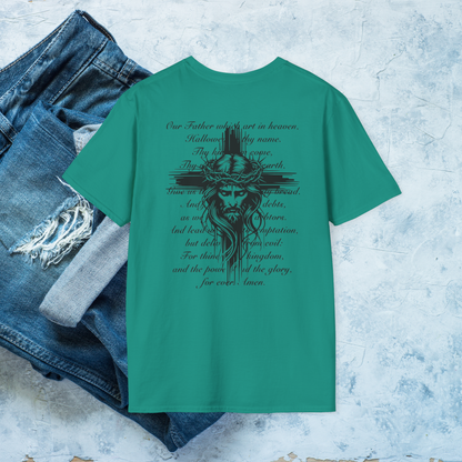 The Lord’s Prayer T-Shirt, Christian Jesus Graphic Tee, Bible Verse Shirt, Religious Faith Shirt, Christian Gift, Scripture Shirt