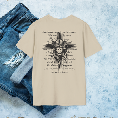 The Lord’s Prayer T-Shirt, Christian Jesus Graphic Tee, Bible Verse Shirt, Religious Faith Shirt, Christian Gift, Scripture Shirt