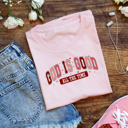 God Is Good All The Time T-Shirt, Christian Faith Shirt, Inspirational Quote Tee