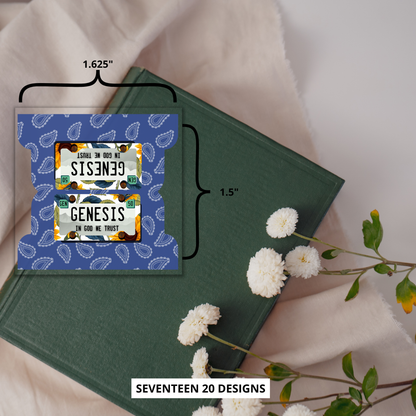 Rustic Scripture Tabs Set for Women, Western Faith Planner Accessories, Christian Bible Gift