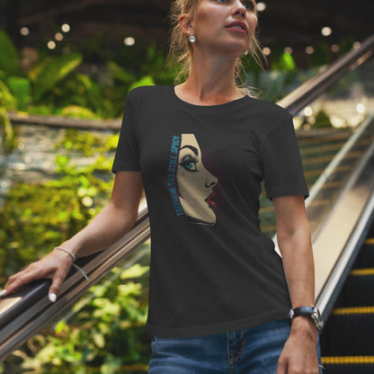Faithful But Still Spicy Shirt, Christian Pop Art Tee, Bold Christian Woman Graphic Shirt, Funny Faith T-Shirt, Vintage Black Tee
